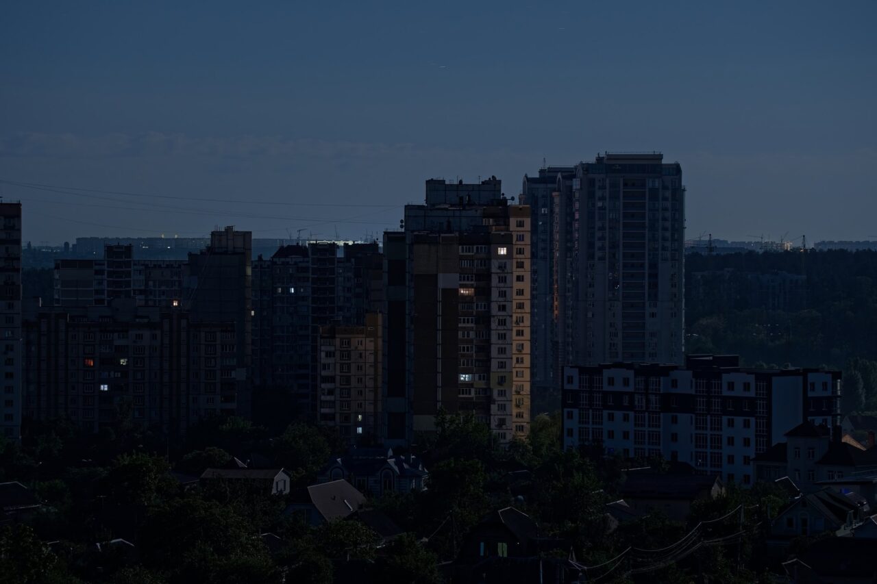 Stromausfall in einer Stadt